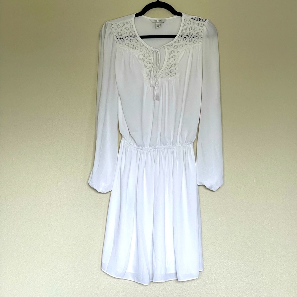 White Chiffon Dress